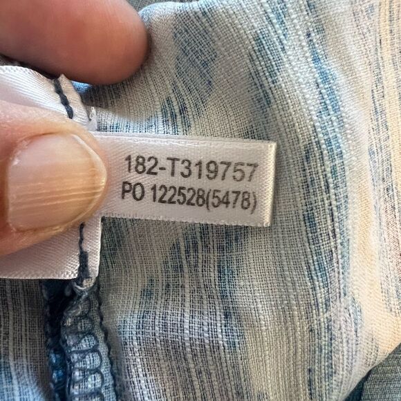 Tommy Bahama Mens Camp Shirt Button Up Beach Hawaiian Floral Silk Blue Size XL - Picture 8 of 12